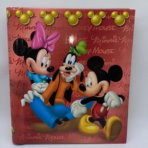 Disney Mickey Minnie Mouse & Goofy Photo Album Spiral Bound